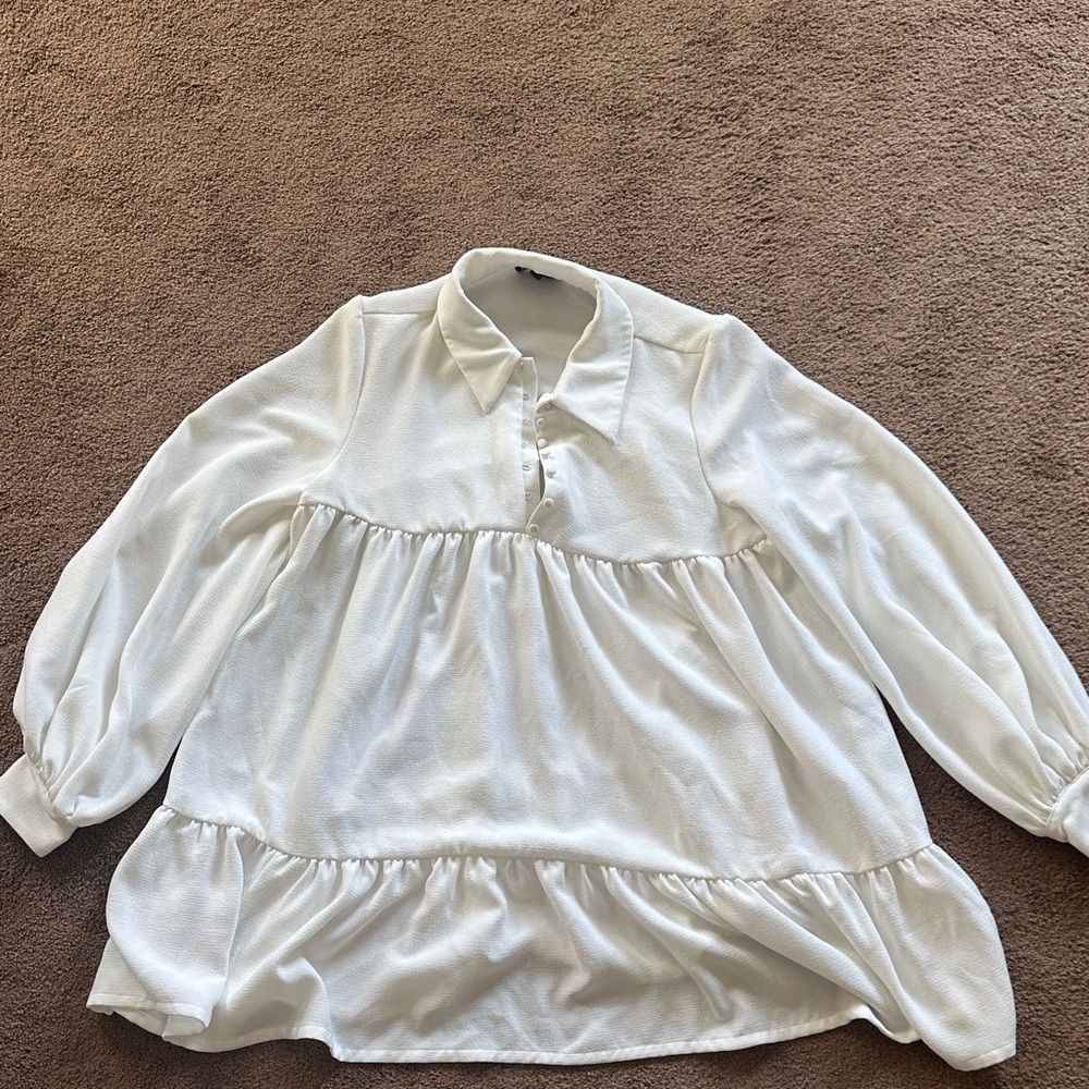 White Danielle Bernstein dress